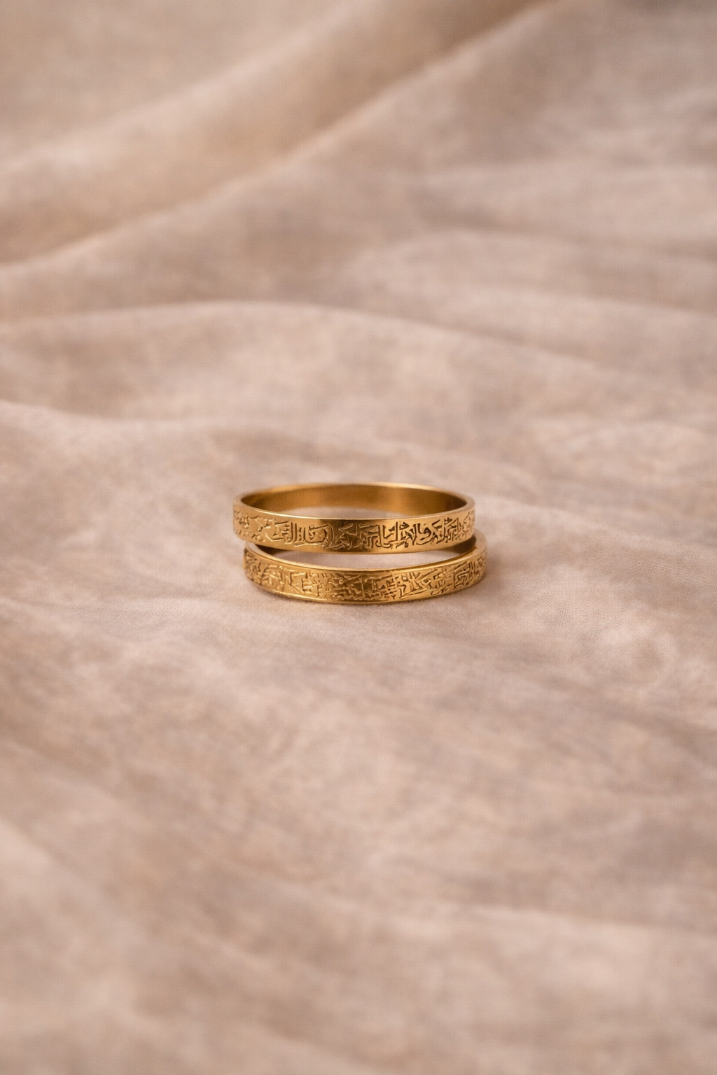 Gold Ayat ul Qursi Signiture Set