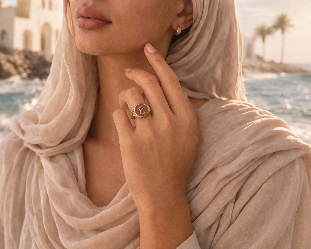 Personalised Arabic Ring