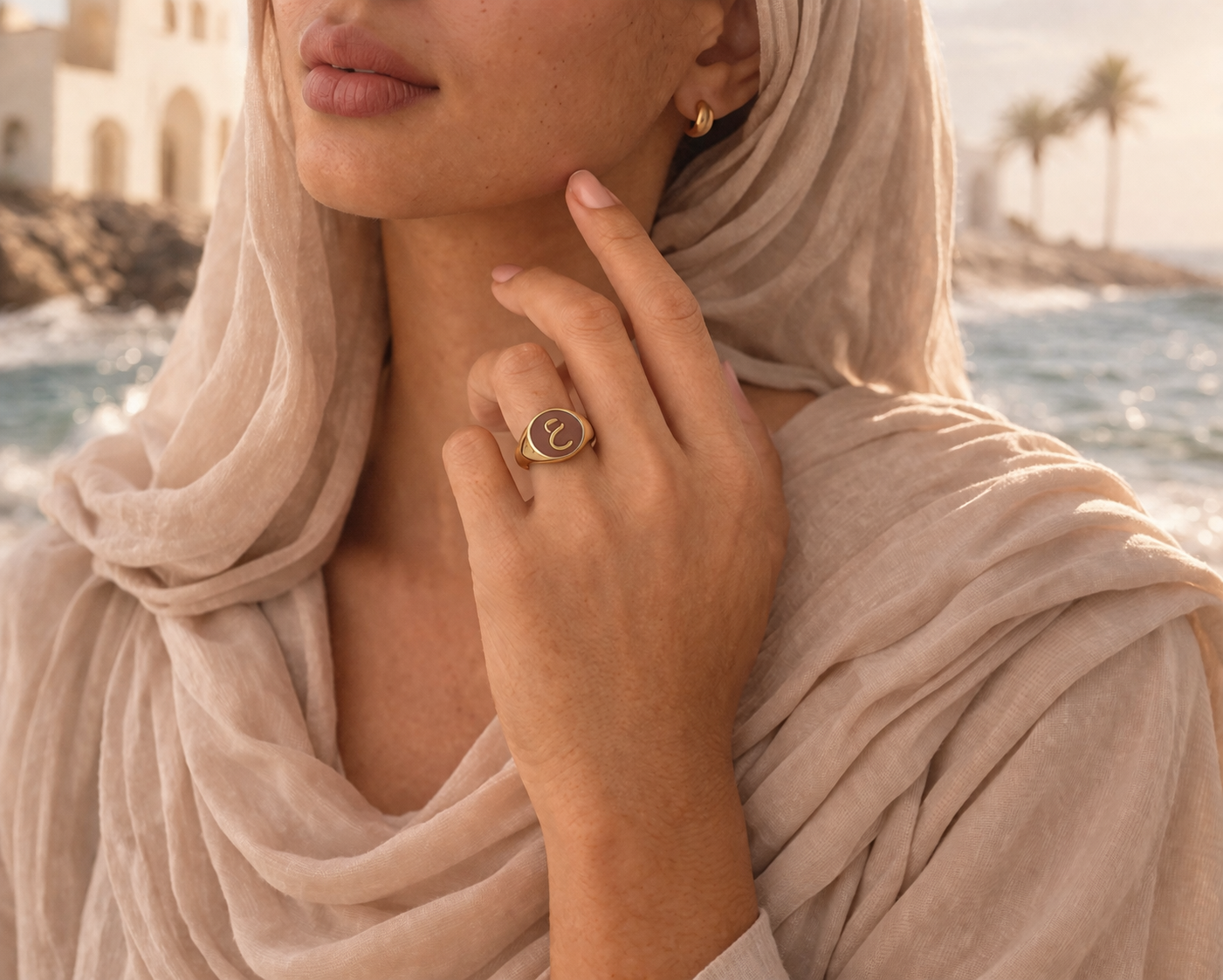 Personalised Arabic Ring